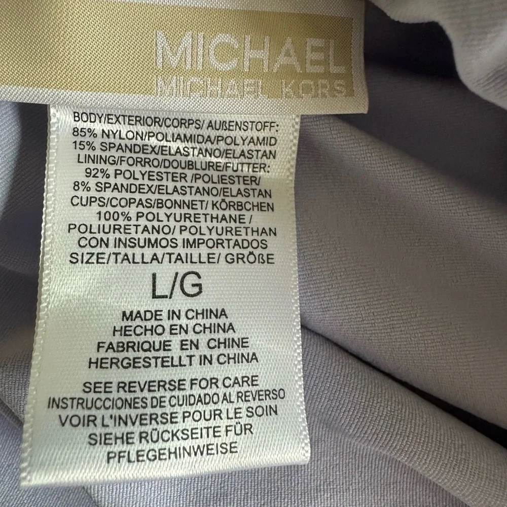 MICHAEL Michael Kors Lavender Swim Top women size‎ medium